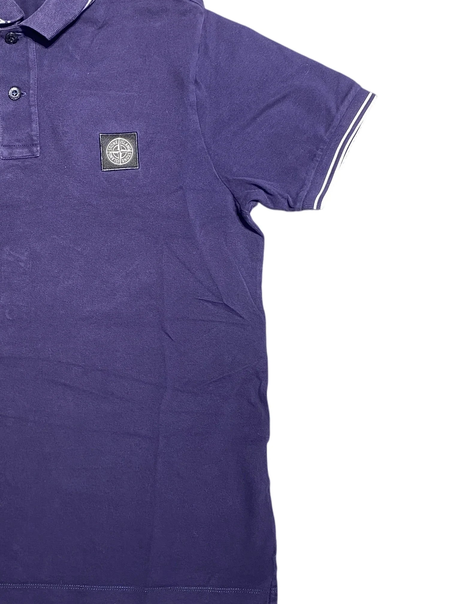 Stone Island Polo Shirt Slim Fit M Purple