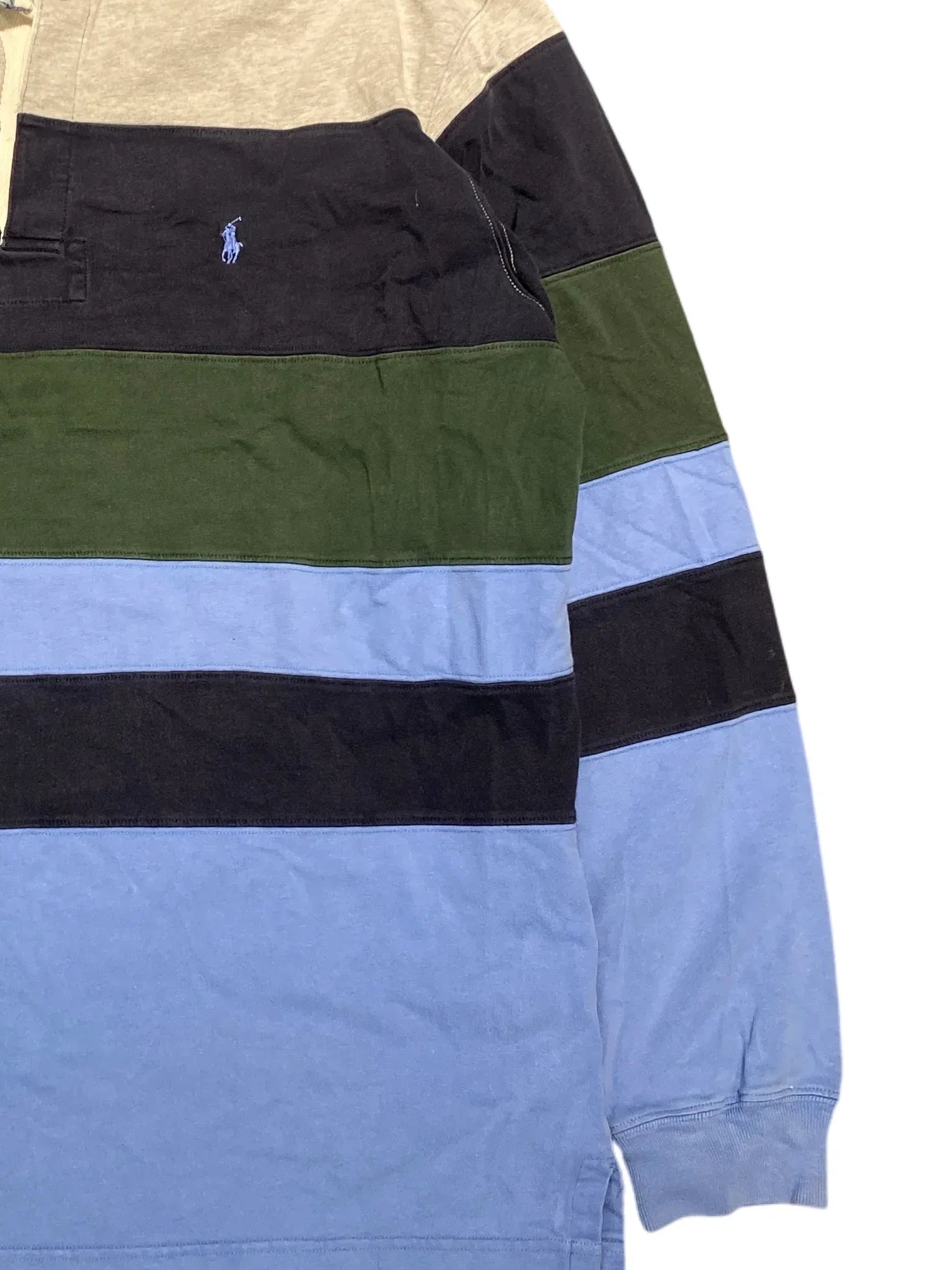 Polo Ralph Lauren Long Sleeve Rugby Shirt L Blue