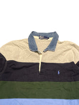 Polo Ralph Lauren Long Sleeve Rugby Shirt L Blue