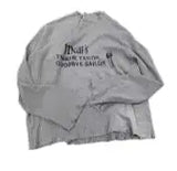 POP Project Long Washed Long Sleeve T-shirt S Gray