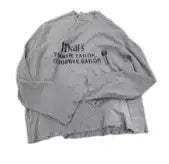 POP Project Long Washed Long Sleeve T-shirt S Gray