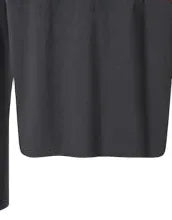 Bastard Long Sleeve Posh Punk Polo/rugby Shirt S Black