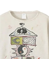 CONP Hopscotch Long Sleeve Top S White