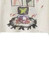 CONP Hopscotch Long Sleeve Top S White