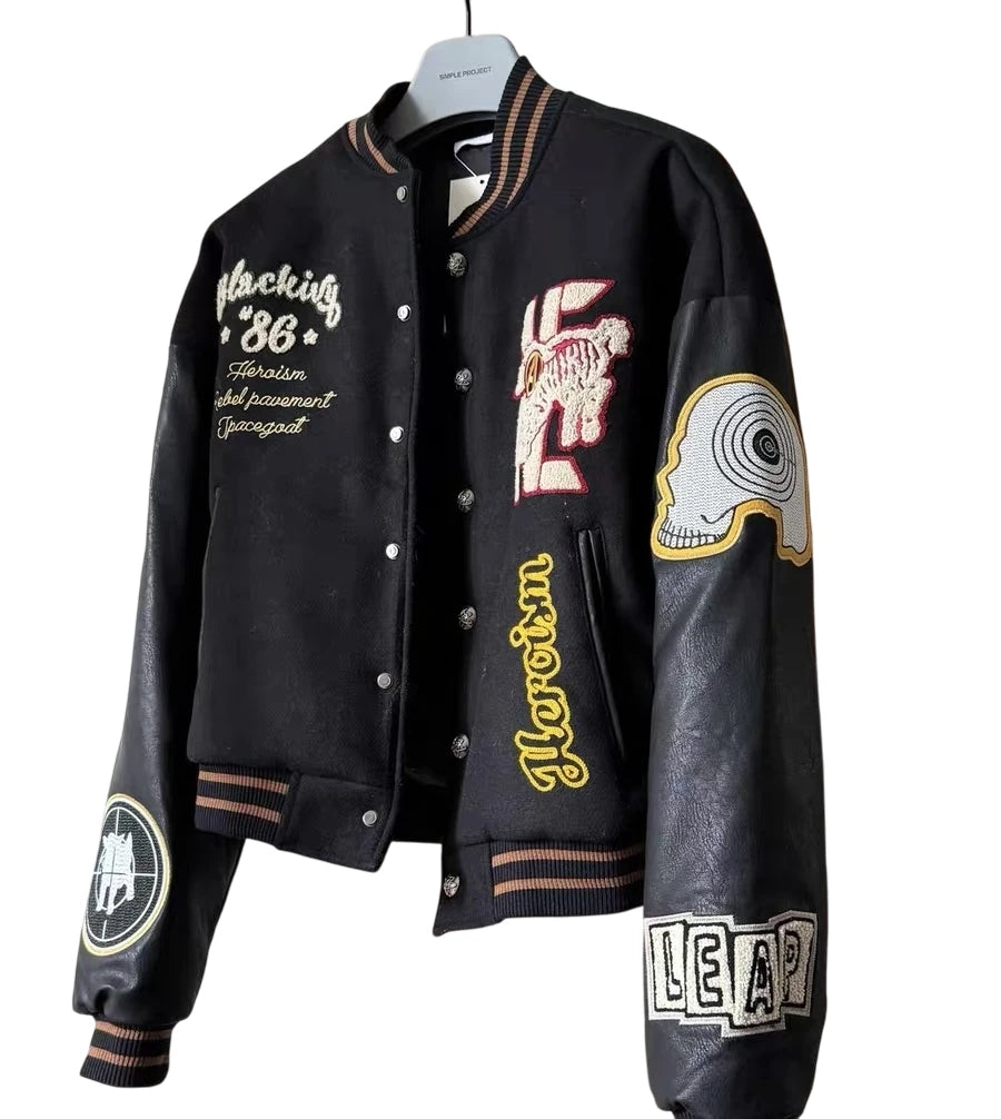 POH Baseball Jacket L Black