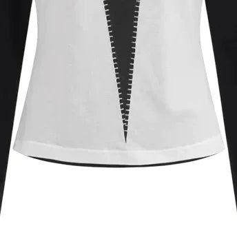 POH Velvet Band Long Sleeve T-shirt M White