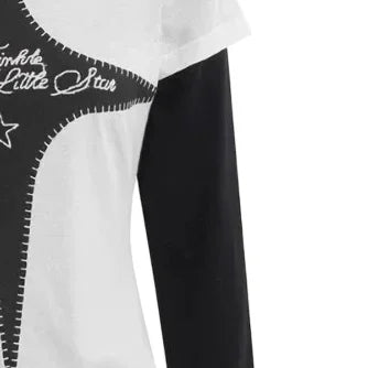 POH Velvet Band Long Sleeve T-shirt M White