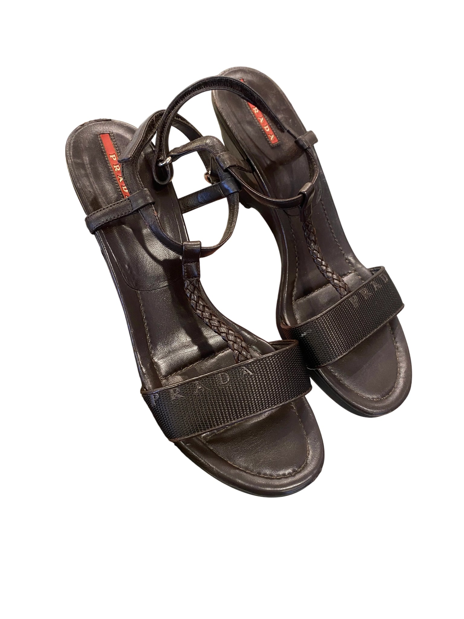 Prada Sandals 40 Black