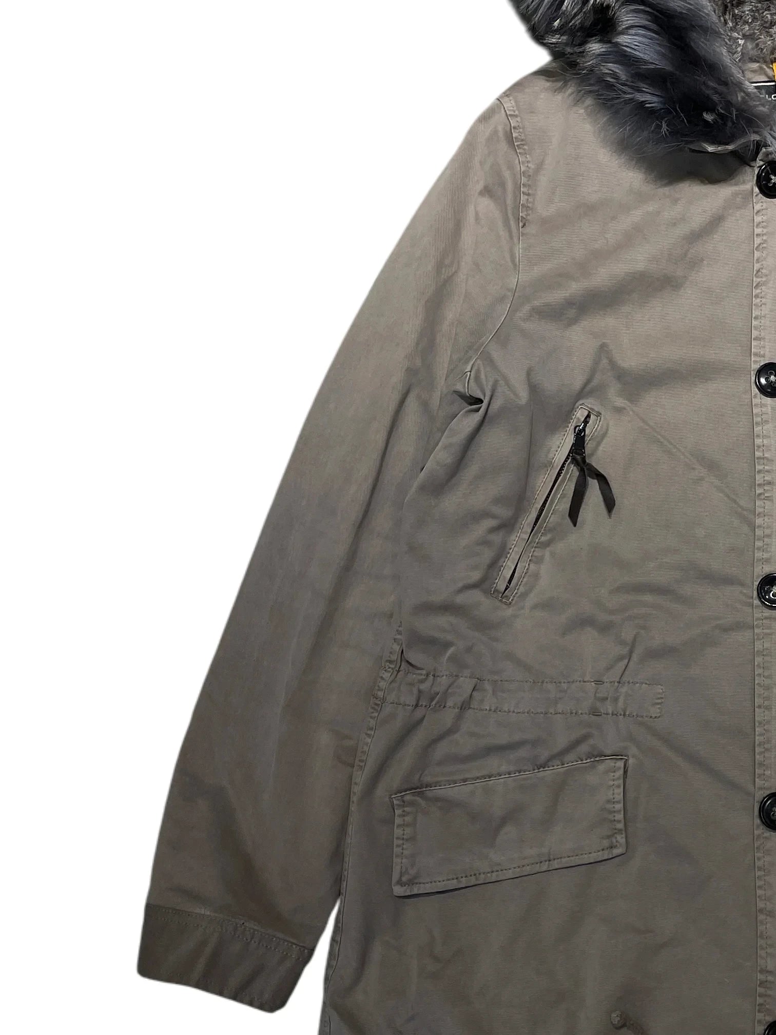 Blonde No.8 Parka Coat L Gray