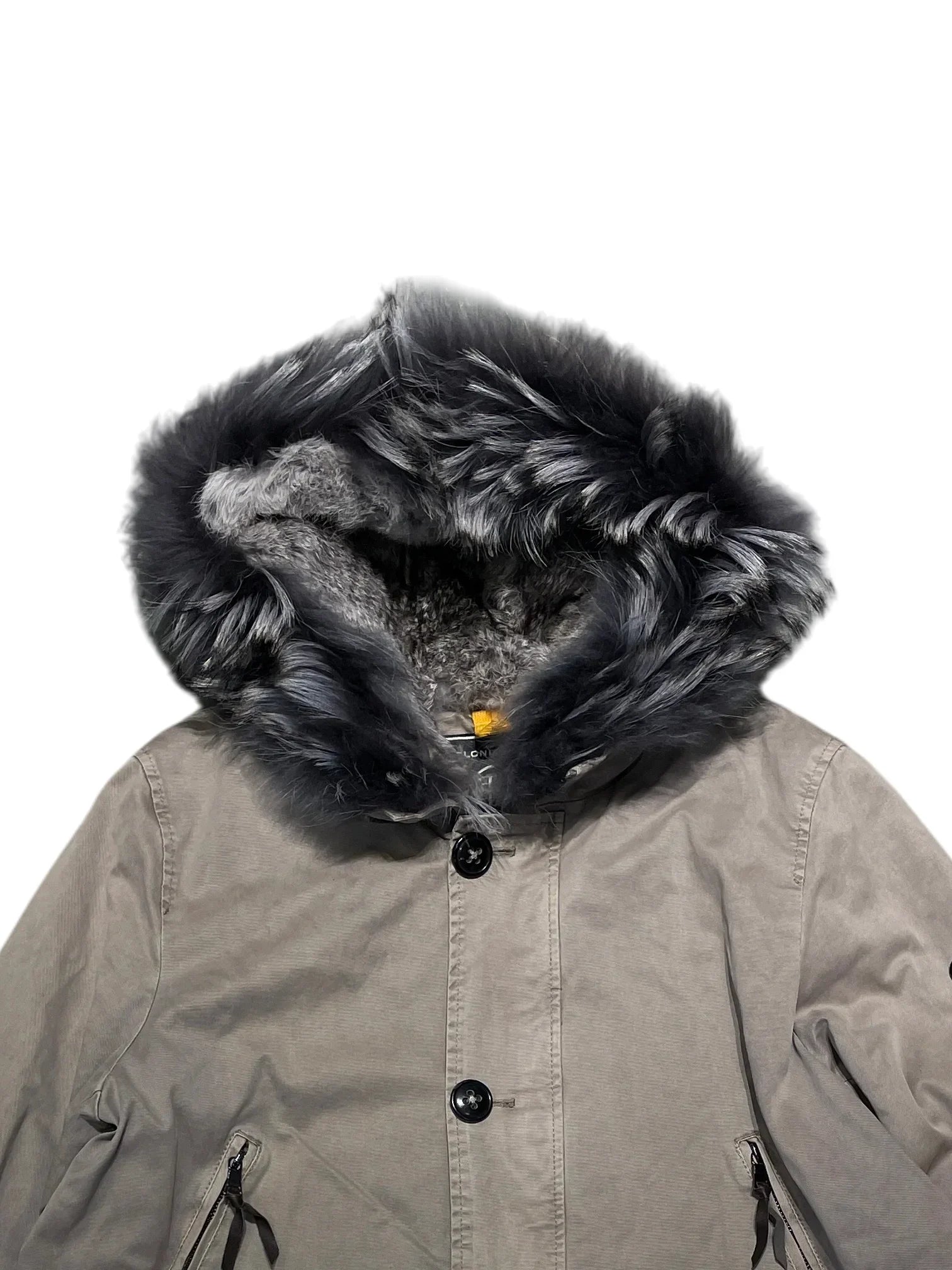 Blonde No.8 Parka Coat L Gray