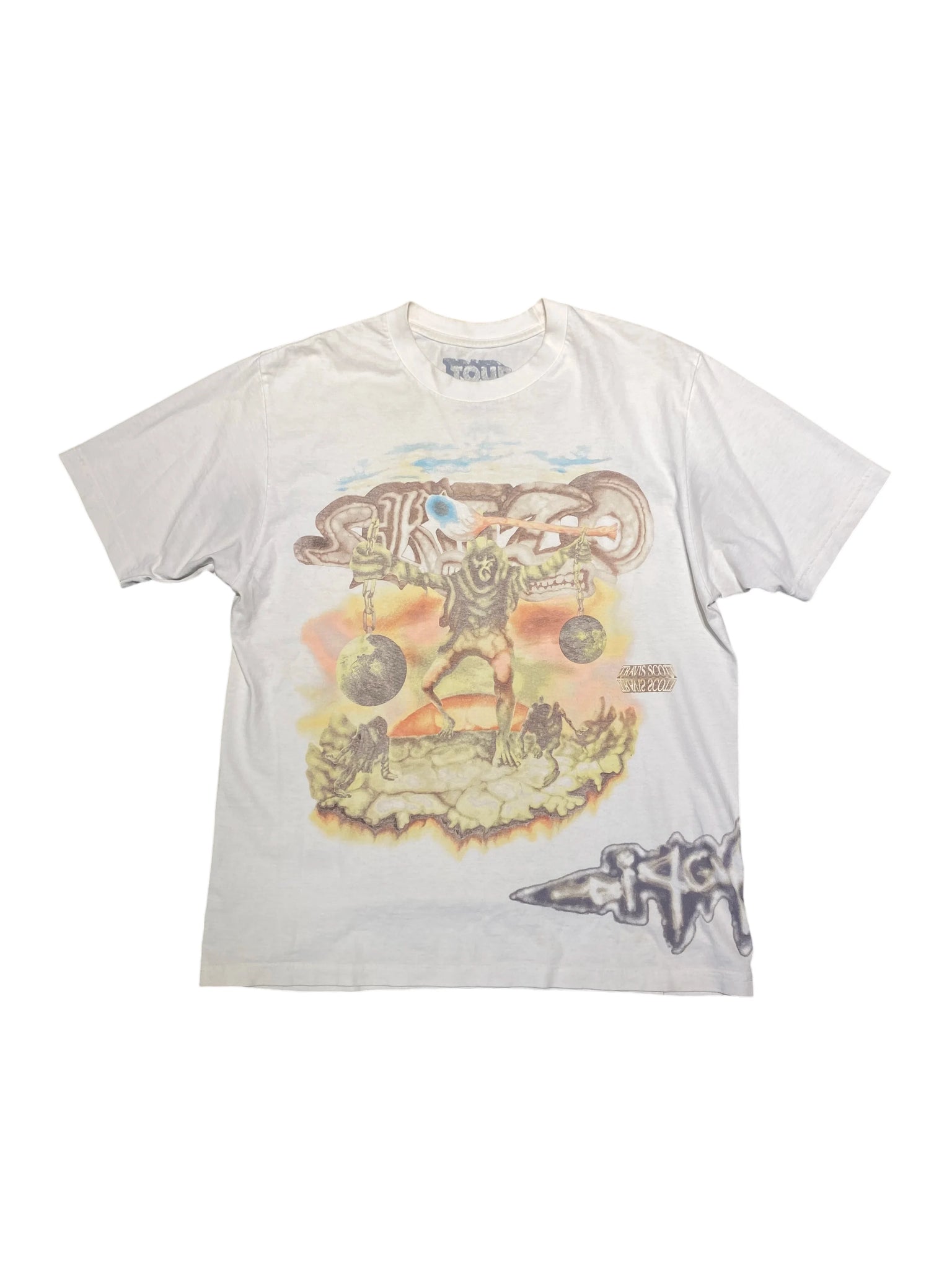 Travis Scott Merch T-shirt L White