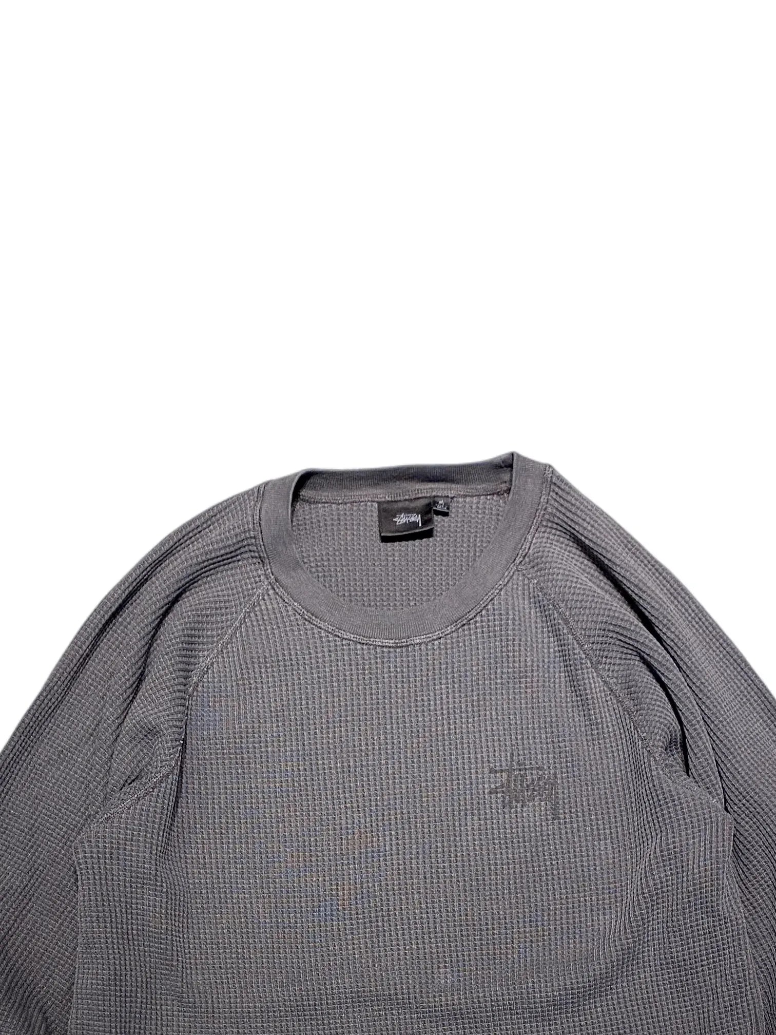 Stüssy Long Sleeve Thermal Top M Gray