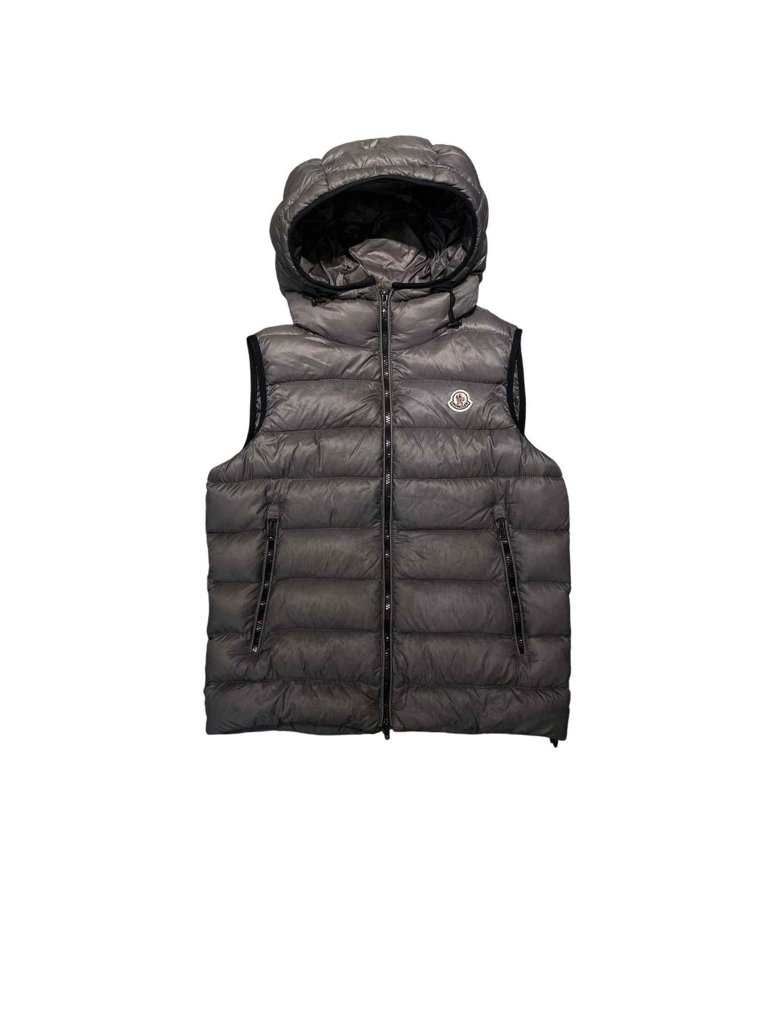 Moncler Puffer Vest L Gray