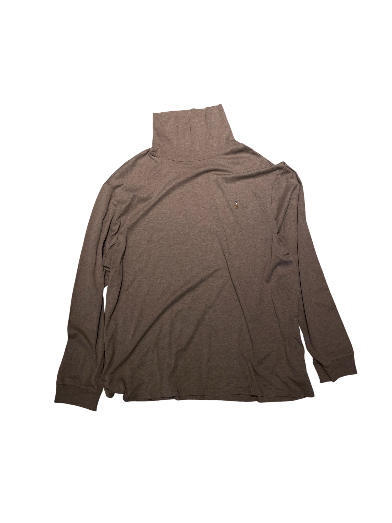 Polo Ralph Lauren Long Sleeve Turtleneck Top XXL Brown