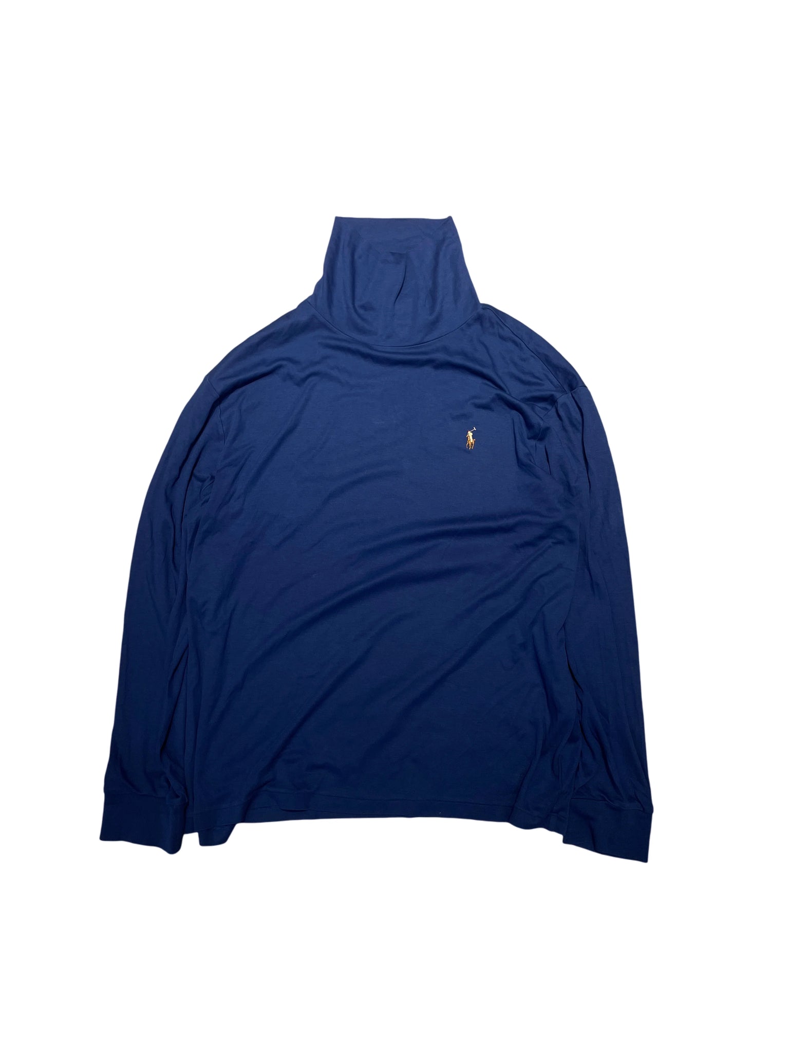 Polo Ralph Lauren Long Sleeve Turtleneck Top XXL Blue