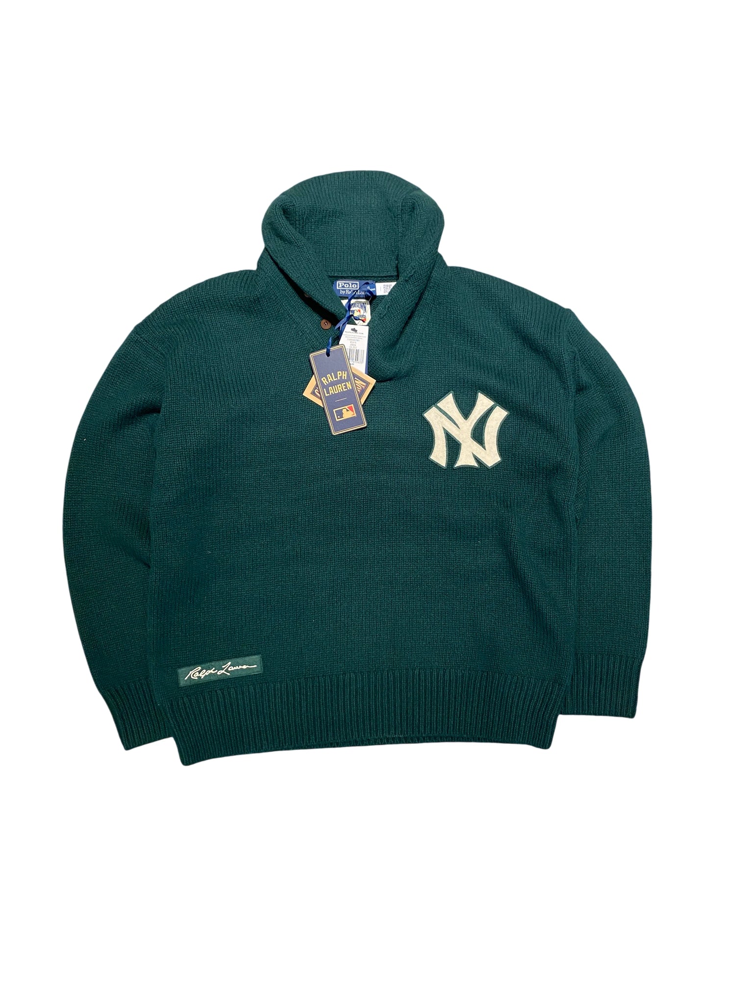 Ralph Lauren x New York Yankees Pullover Sweater XL Green