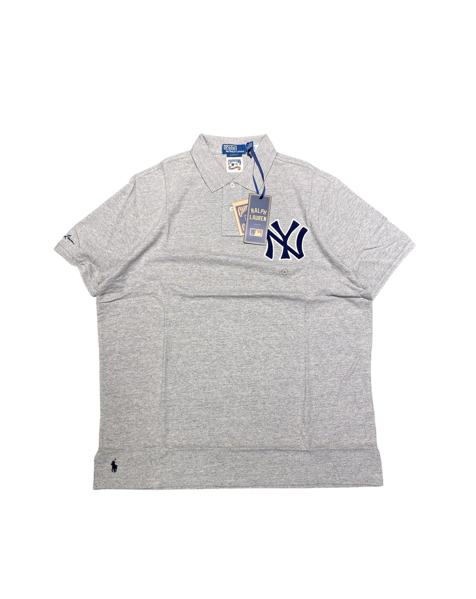 Ralph Lauren x New York Yankees Polo Shirt XL Gray