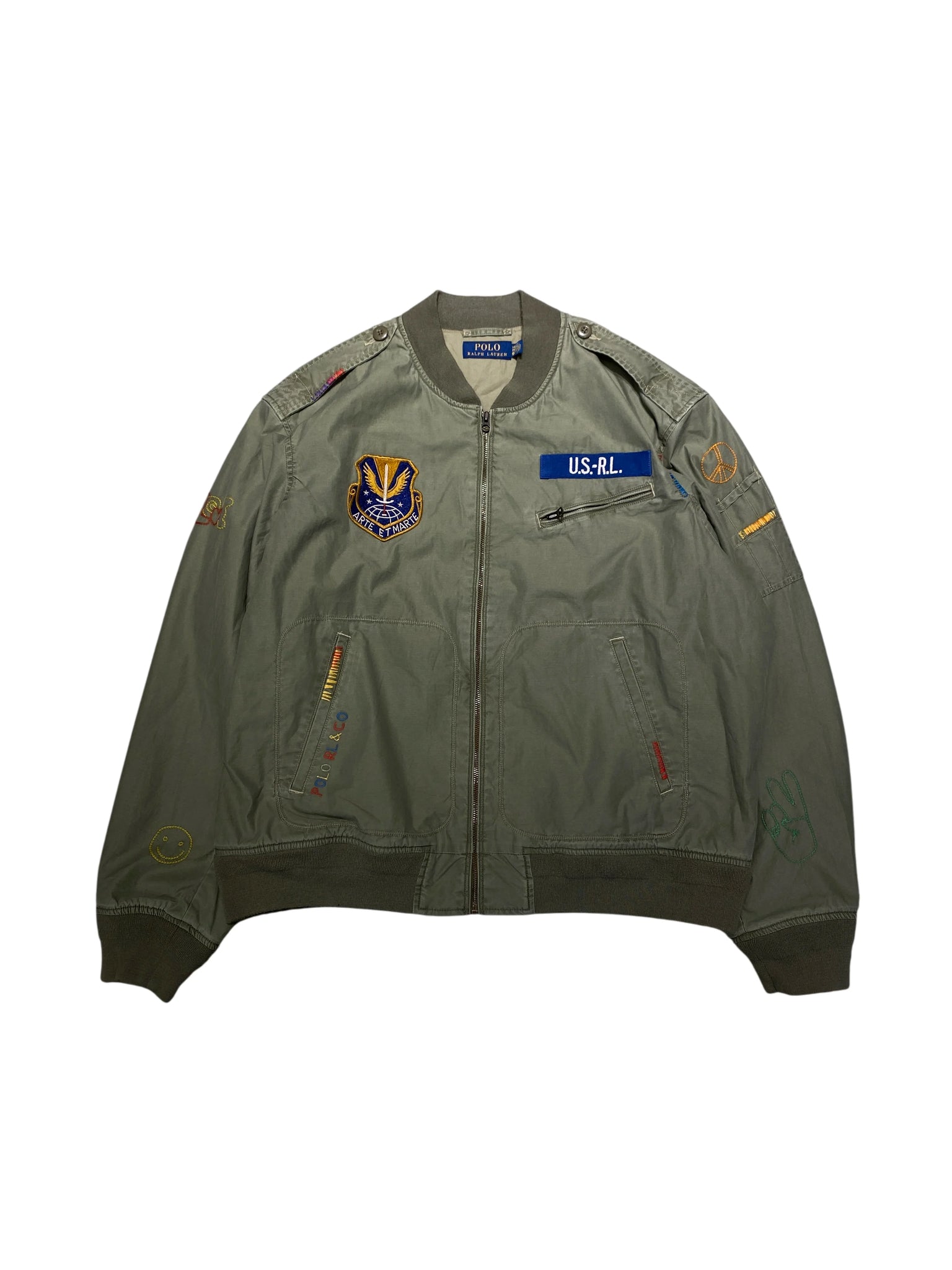 Polo Ralph Lauren Bomber Jacket XXL Green