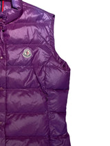 Moncler Puffer Vest XL Purple