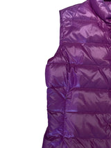Moncler Puffer Vest XL Purple