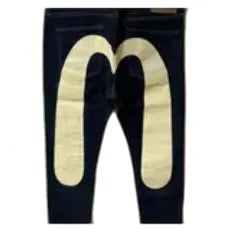 EVISU white big M jeans 175 Navy