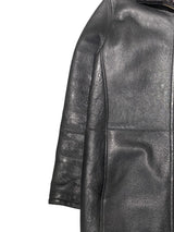 Vintage Leather Jacket S Black
