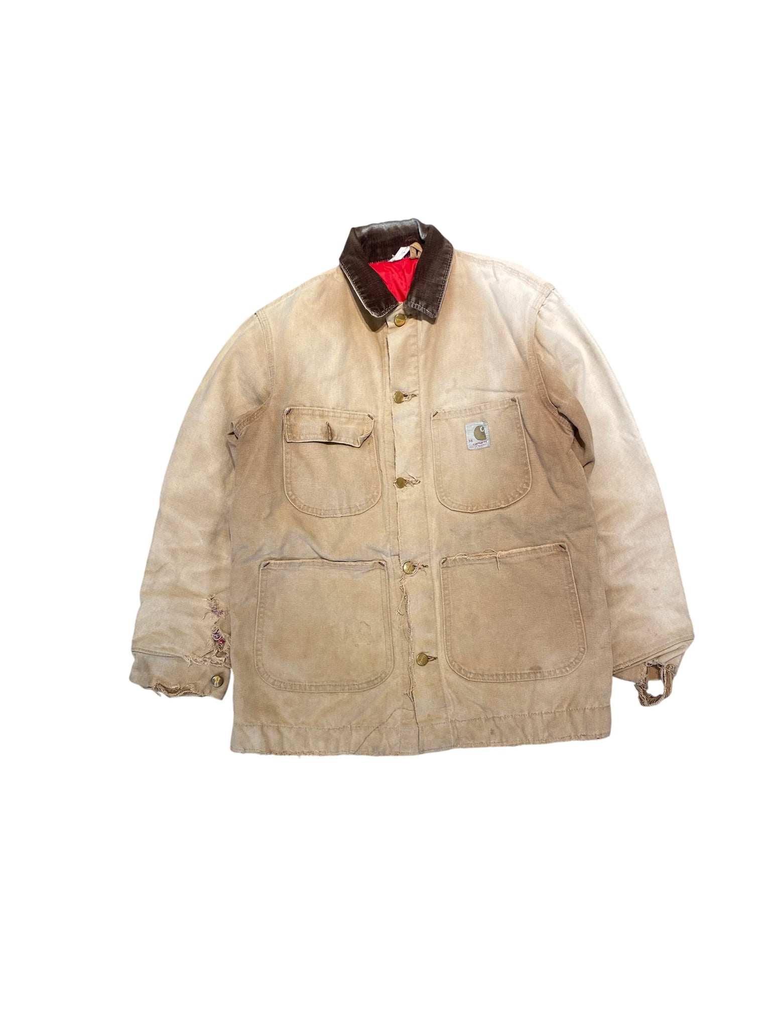 Carhartt Work Jacket Kids L-XL= S Beige
