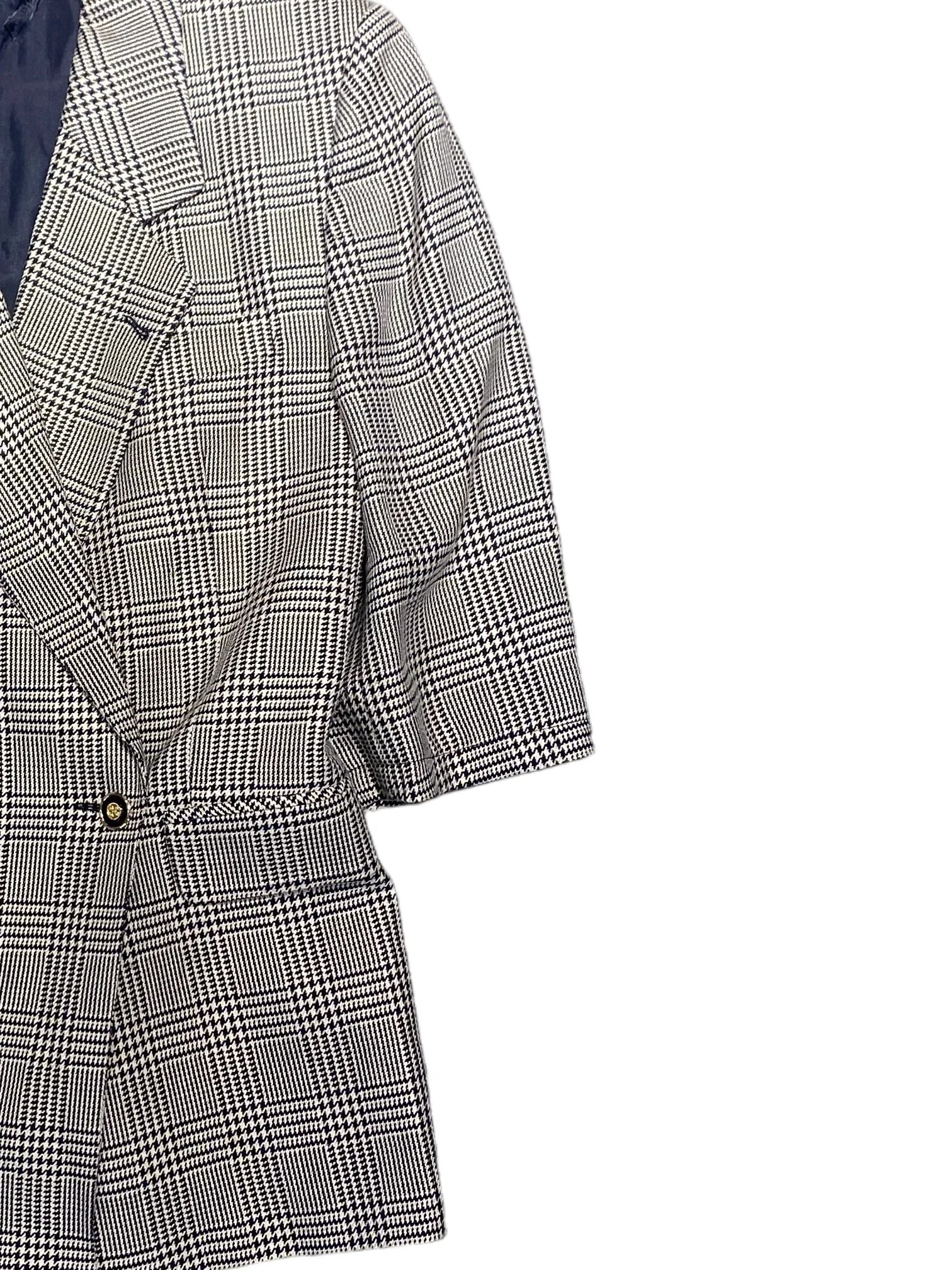 Pre Loved Again Custom Blazer M Gray