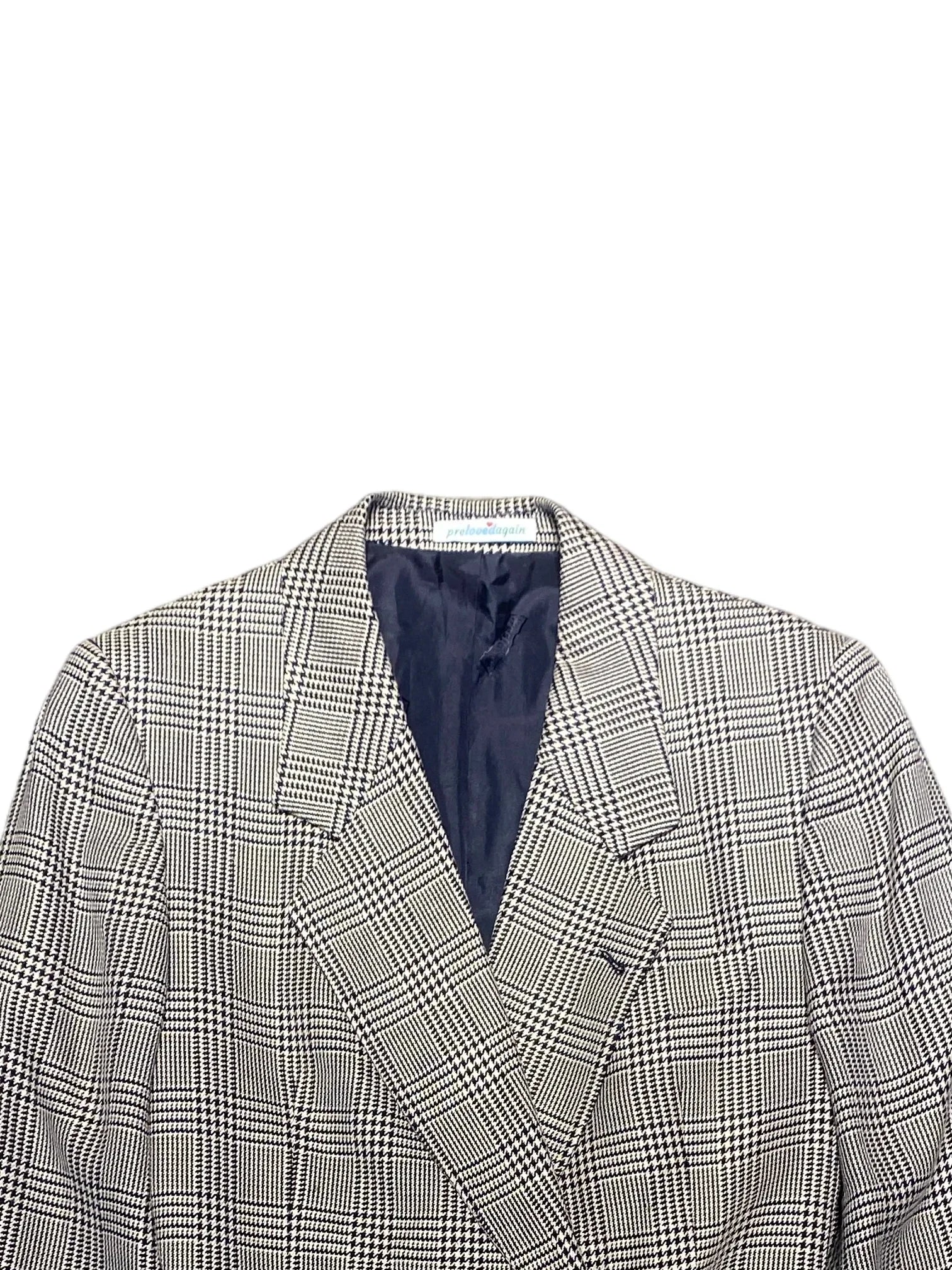Pre Loved Again Custom Blazer M Gray