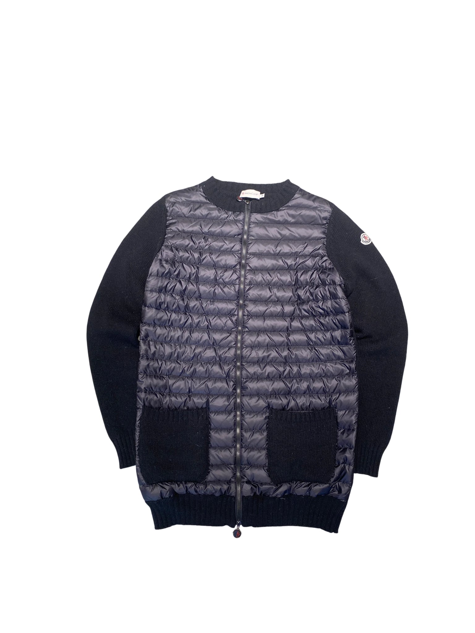 Moncler MAGLIONE TRICOT ALLA COREANA KNITTED HIGH NECK JUMPER S BB942936VKQZ Navy