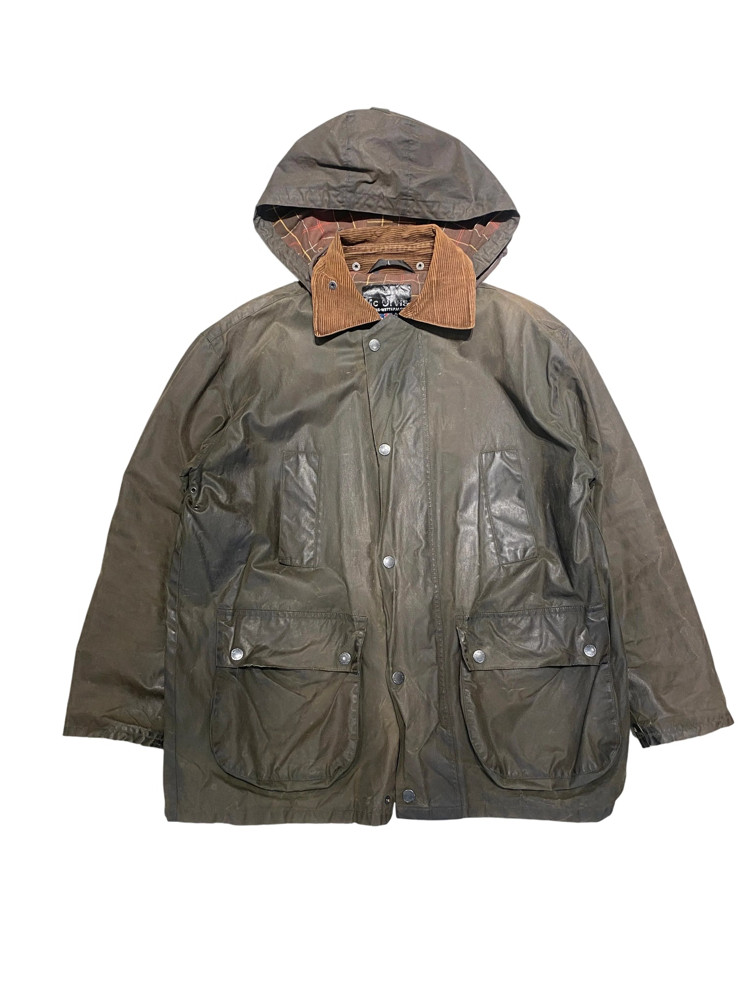 Mc Orvis Waxed Jacket L Green