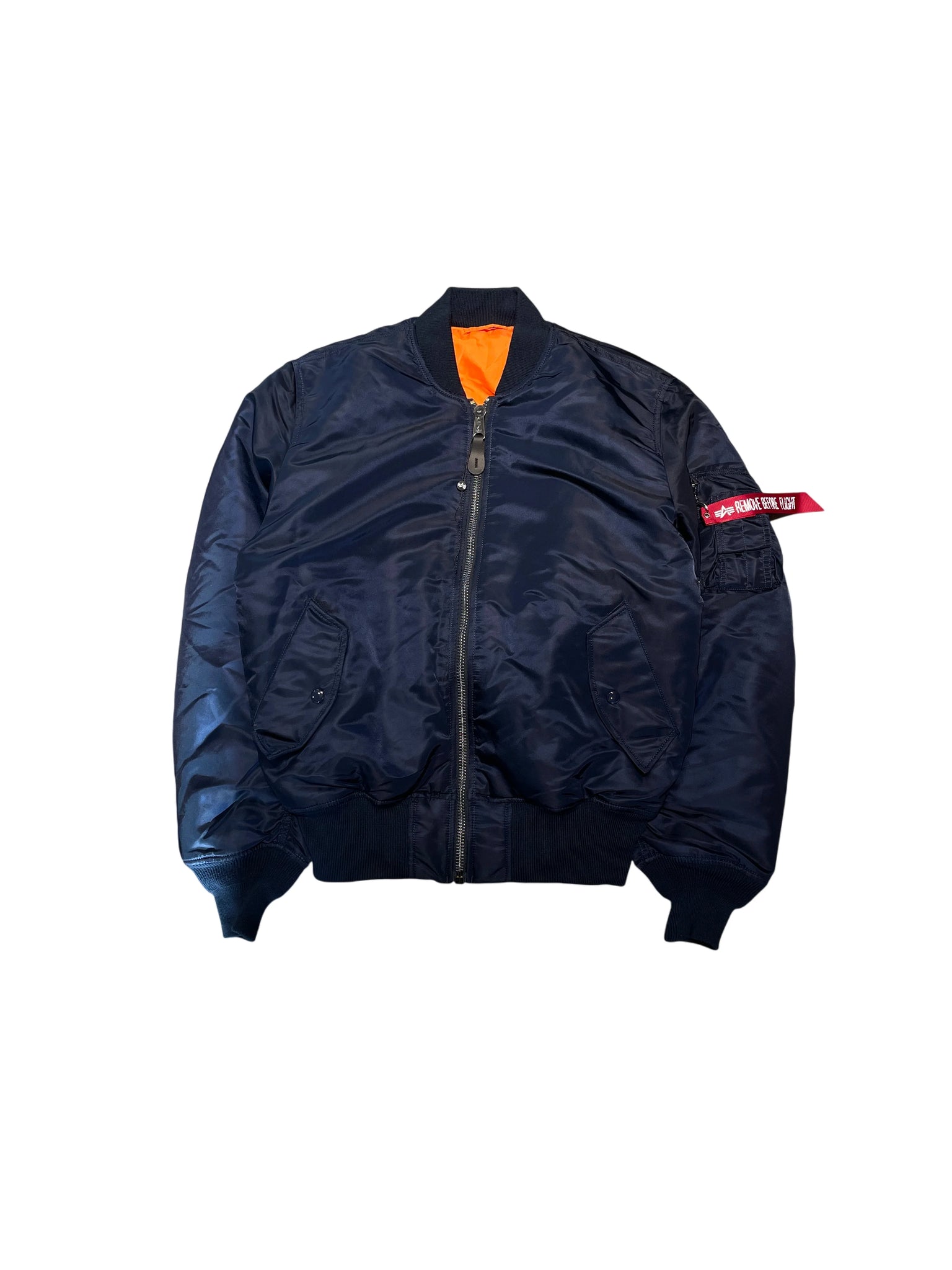Alpha Industries Bomber Jacket M Navy