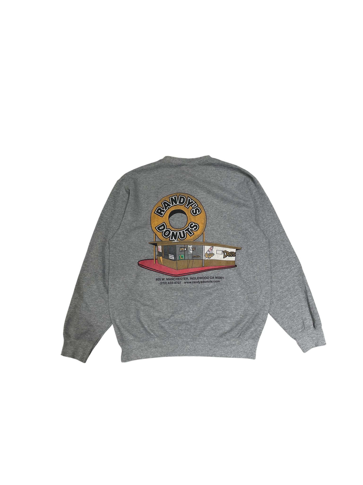 <p>Randy´s Donuts Crewneck L Gray</p>