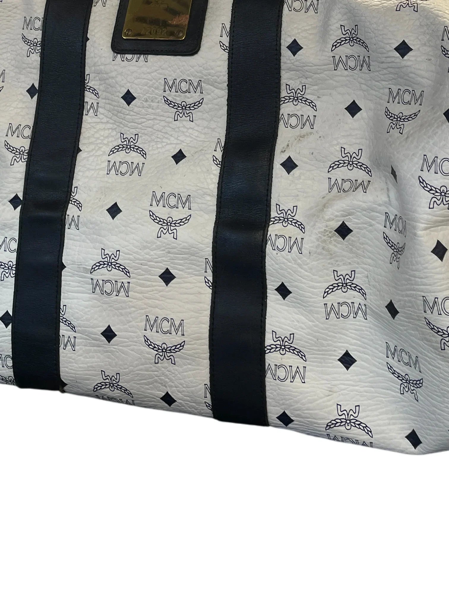 MCM Travel / Duffle Bag White