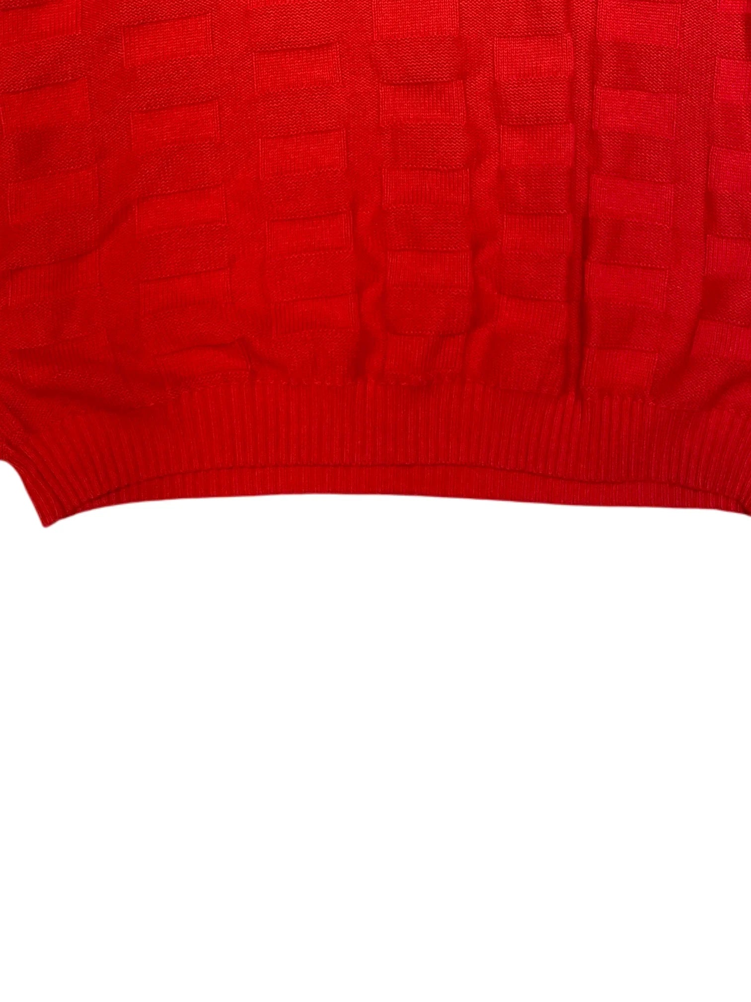 Lacoste Crewneck Knit Sweater XXL Red