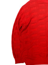 Lacoste Crewneck Knit Sweater XXL Red