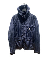 Moncler Hooded Windbreaker Jacket L Blue