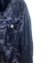 Moncler Hooded Windbreaker Jacket L Blue