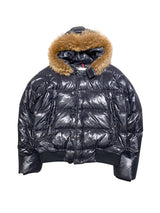 Moncler BADY FUR Jacket XL Black