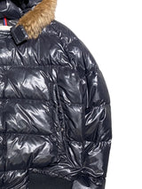 Moncler BADY FUR Jacket XL Black
