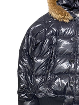 Moncler BADY FUR Jacket XL Black