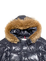 Moncler BADY FUR Jacket XL Black
