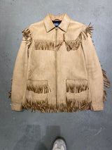 Polo Ralph Lauren Deer Leather Jacket S Beige