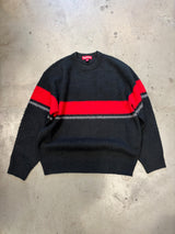 Supreme Sweater M Black and Red