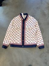  Gucci Printed Twill Jacke in Multicolor
