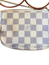 Louis Vuitton Bag Damier Azur one White Pouchette