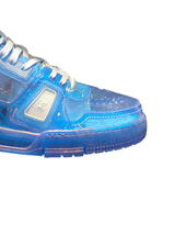 Louis Vuitton Trainer Fluorluscent Sneakers 9 = 43 Blue 2020