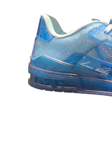 Louis Vuitton Trainer Fluorluscent Sneakers 9 = 43 Blue 2020